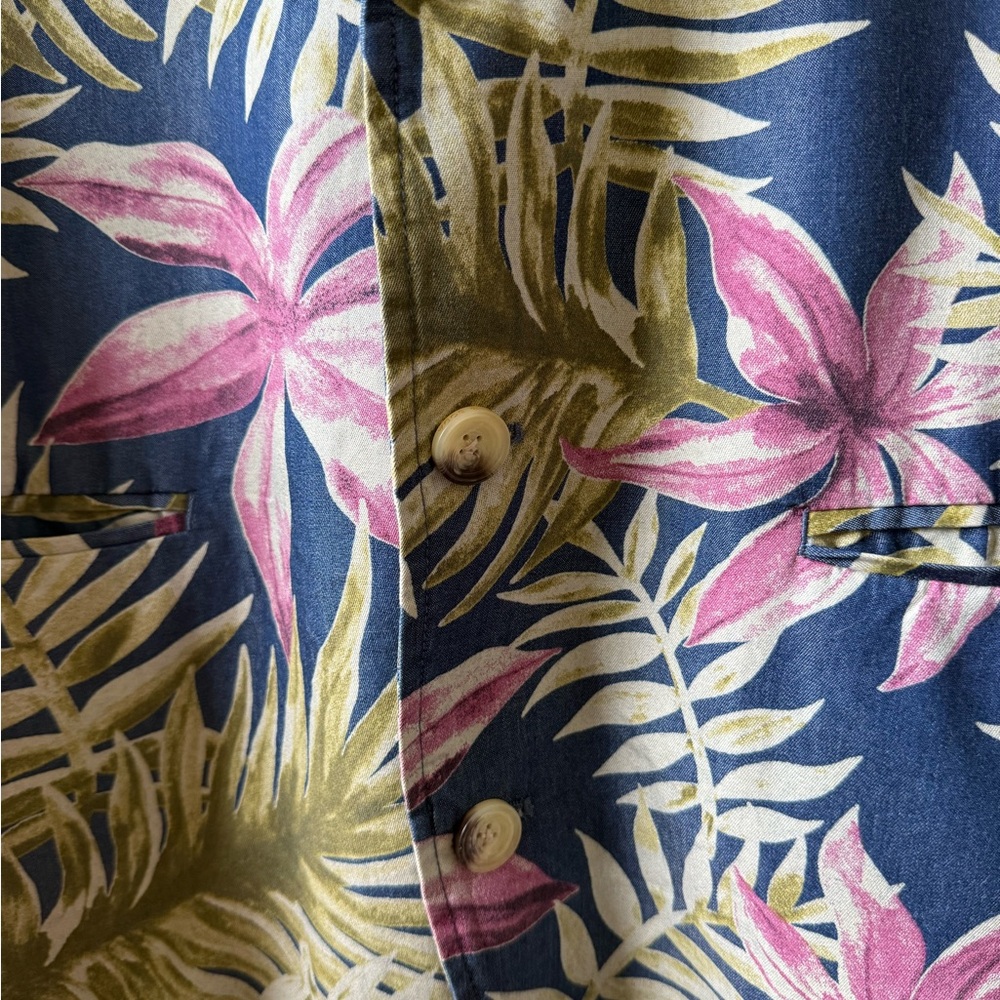 Scotch & Soda Men's Tropical Hawaiian Print Unstructured Blazer Size L - Picture 6 of 9